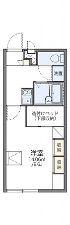 レオパレスジゴジ１の物件間取画像